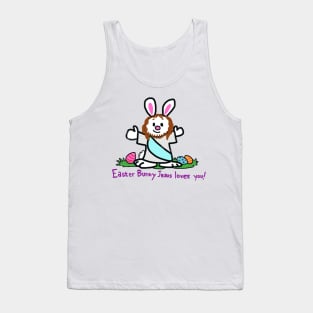 Easter Bunny Jesus Loves You Tank Top